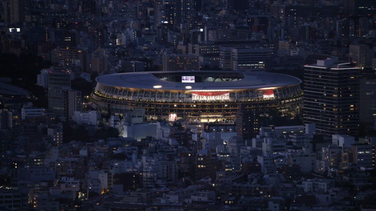 Tokyo Olympic Stadium Eröffnungszeremonie Olympische Spiele Tokio 2020 22072021