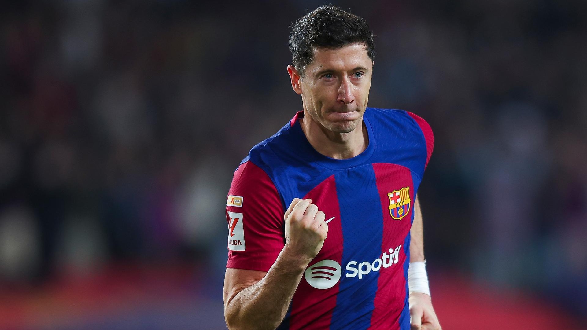 FC Barcelona Robert Lewandowski LaLiga 12112023