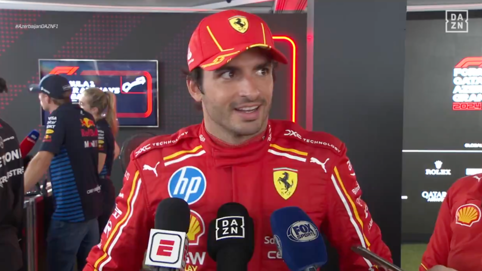 Carlos Sainz, Clasificación Bakú, GP Azerbaiyán