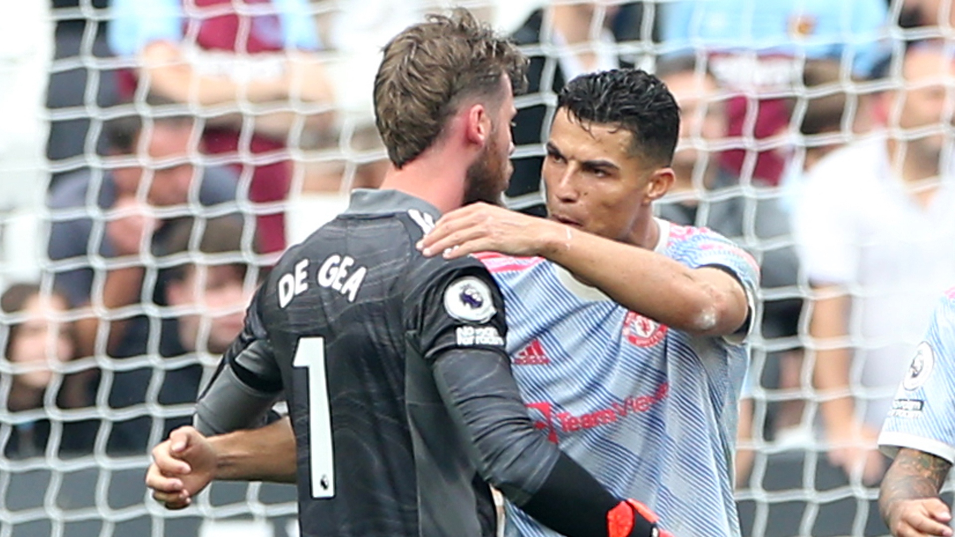 Cristiano Ronaldo David de Gea West Ham Manchester United Premier League 2021/22