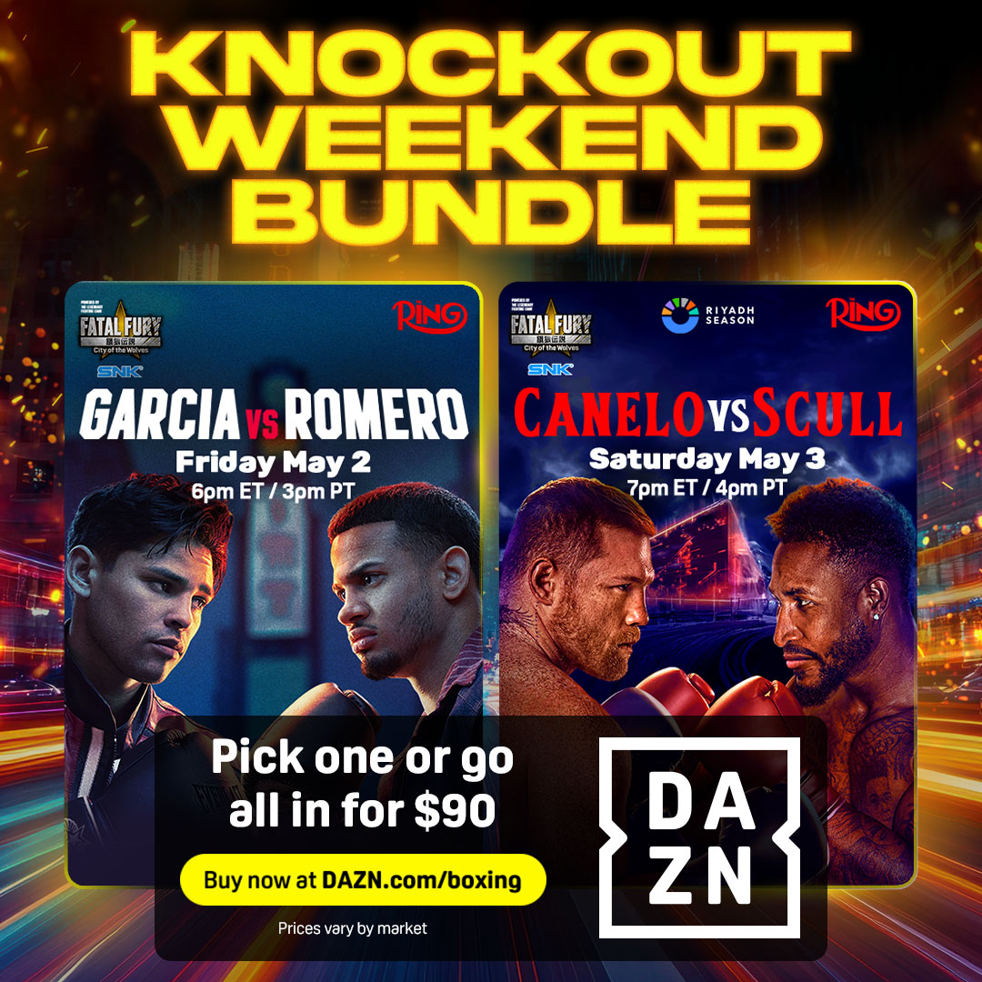DAZN PPV bundle promo May 2 and 3 1x1