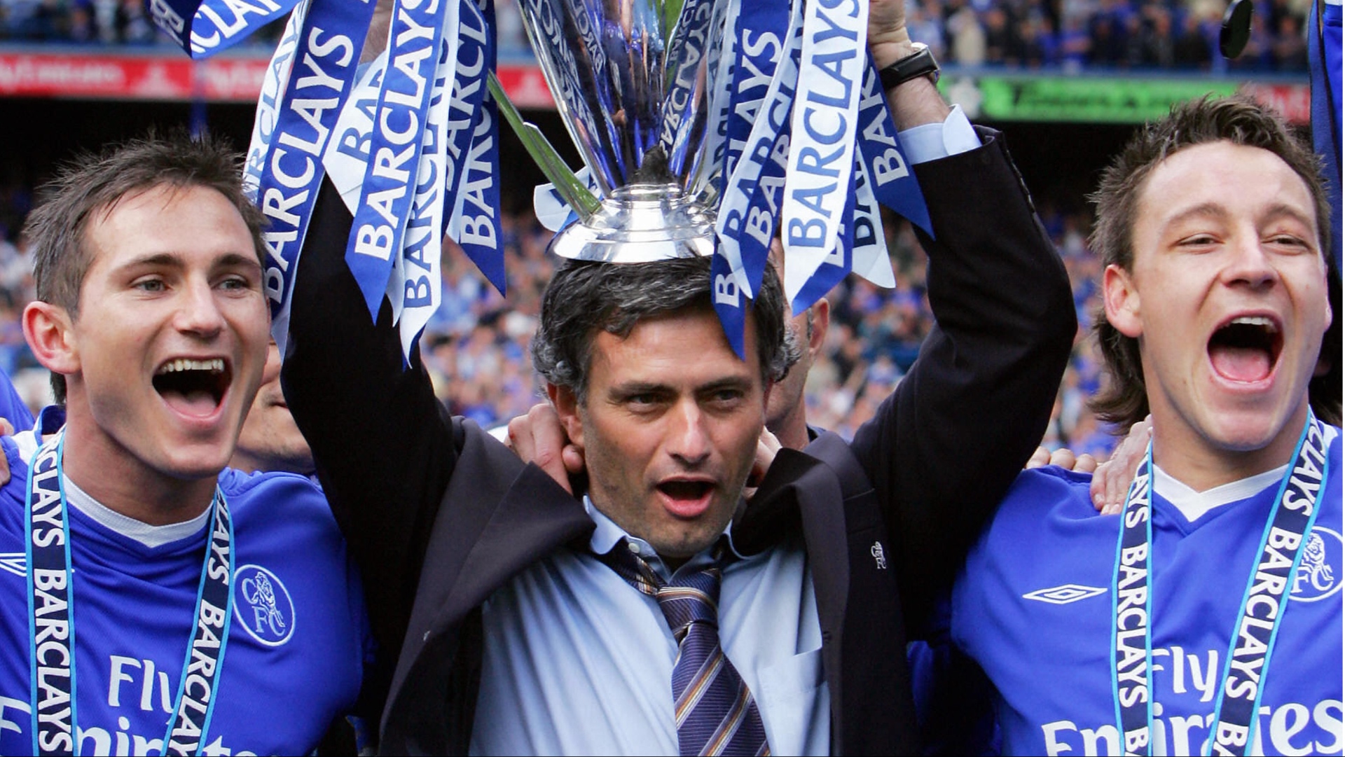 Lampard, Mourinho, Terry at Chelsea