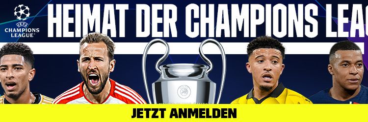 Heimat der Champions League CTA Banner 1