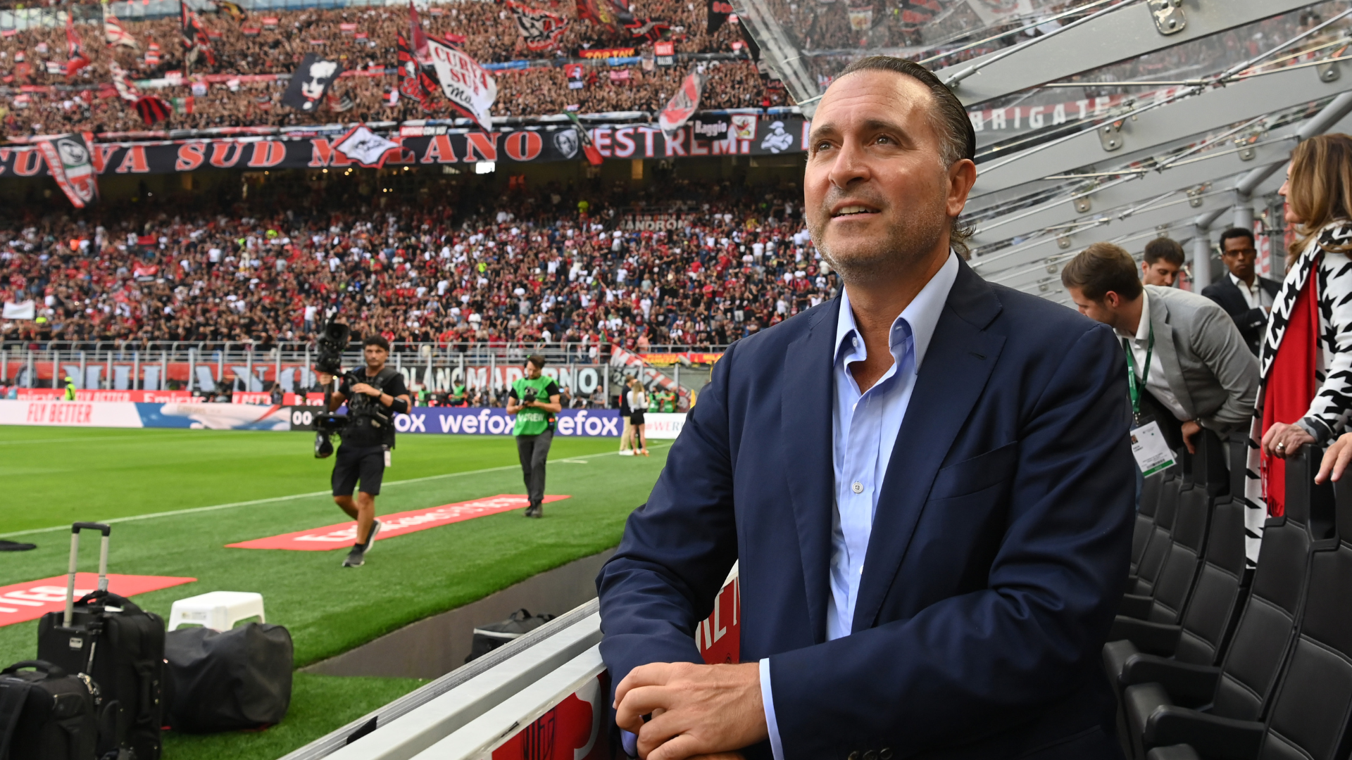 Gerry Cardinale RedBird Milan San Siro 2022 DAZN