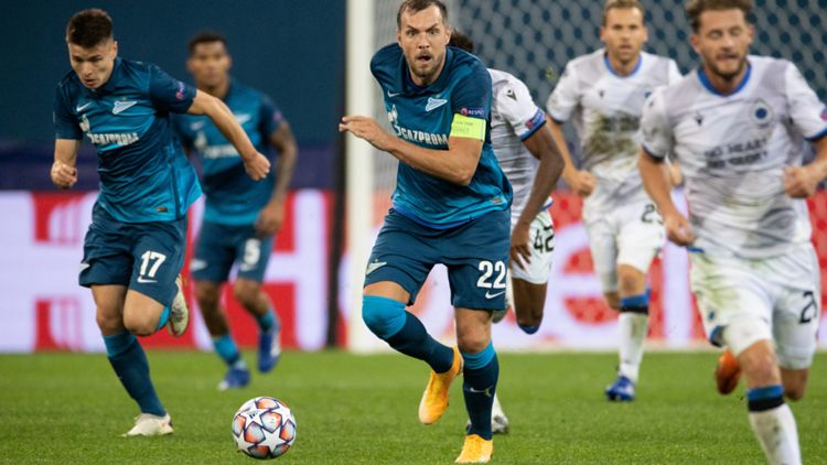 ONLY GERMANY Artem Dzyuba Zenit St. Petersburg vs. Club Brügge 20102020