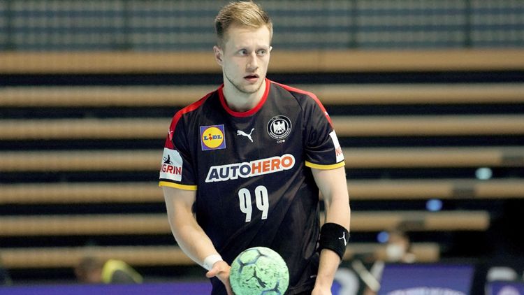Handball DHB Luca Witzke Frankreich Testspiel 09012022