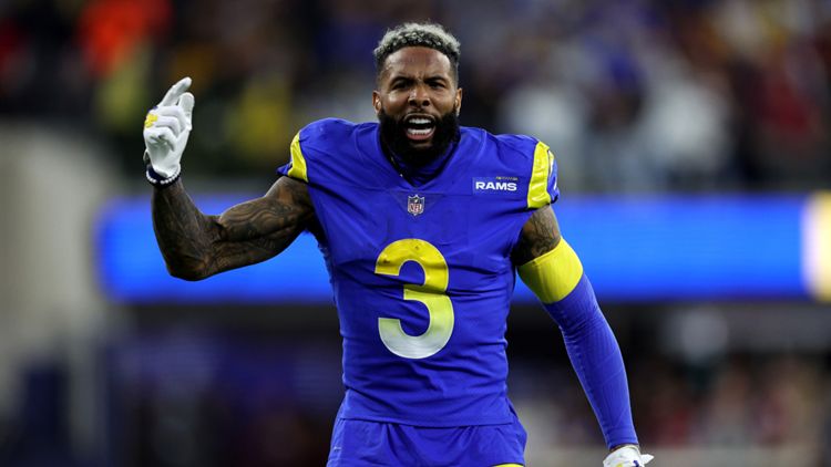odell beckham jr Rams NFL 18012022