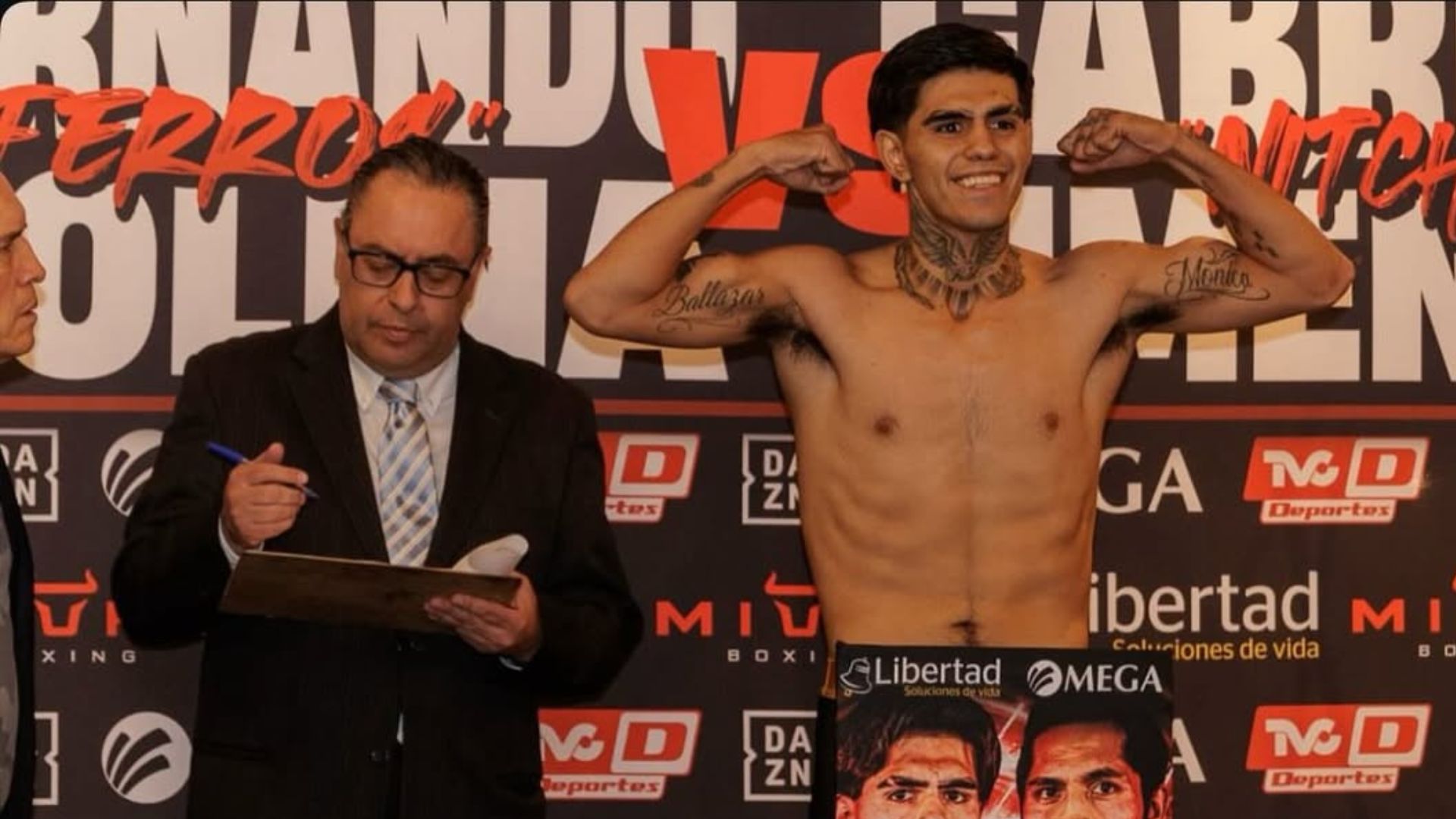 Ferros Molina, Nitchs Jimenez,combate, boxeo