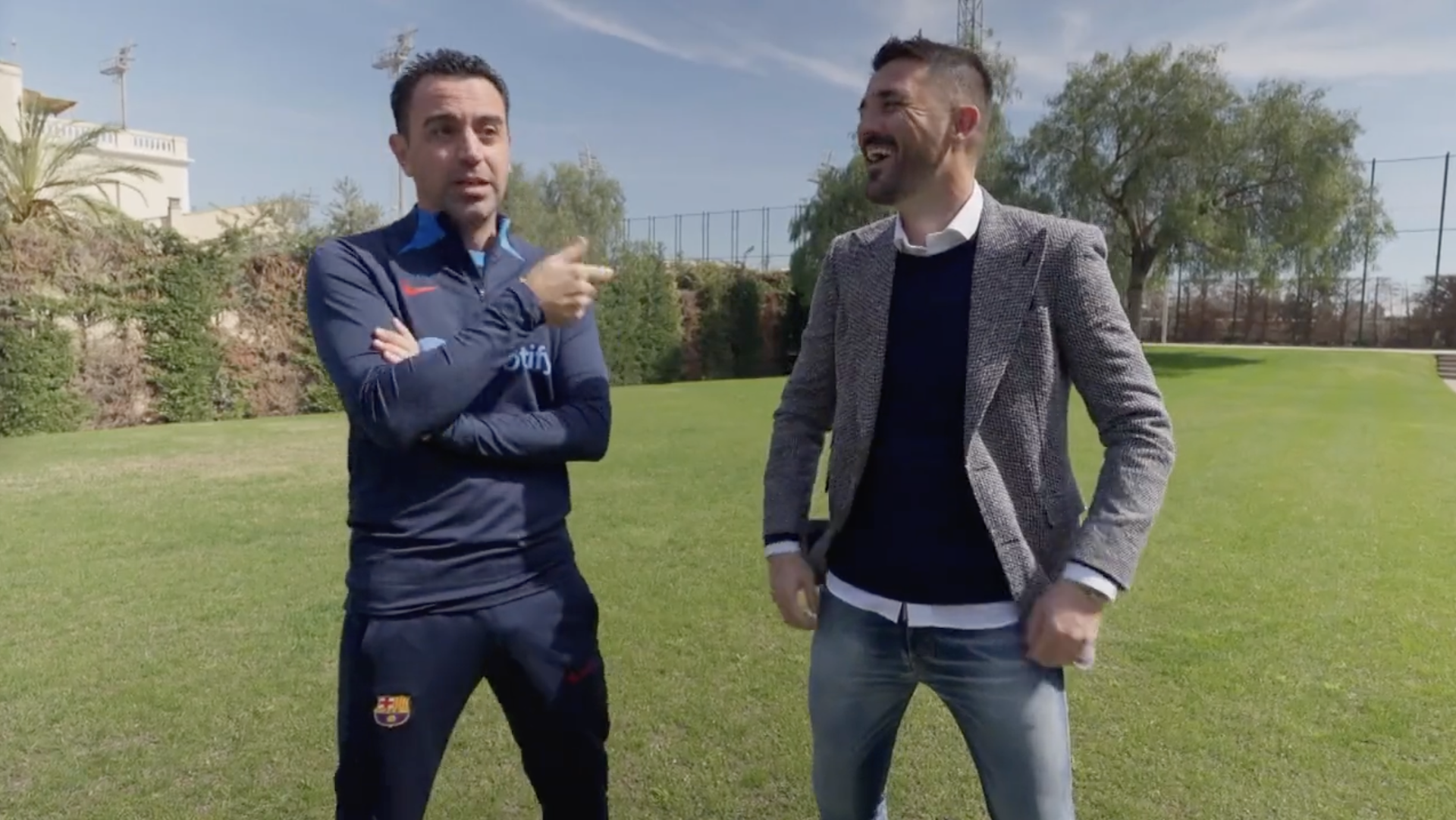 Xavi Hernández, David Villa