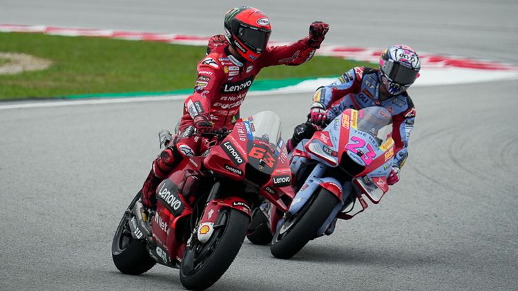 Pecco Bagnaia, Ducati Corse Team, Gran Premio de Malasia, Sepang, 23 octubre 2022