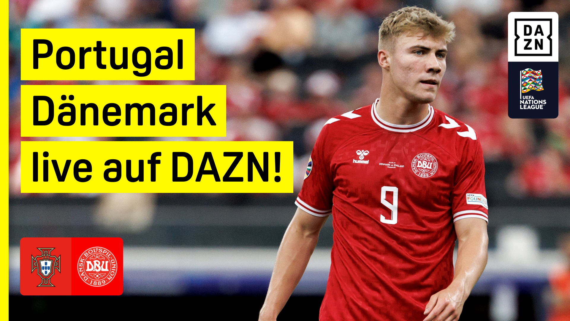Portugal Dänemark DAZN Header UFEA Nations League
