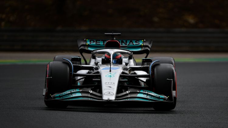 George Russell, GP Hungría 2022, Mercedes AMG F1, 30 julio 2022