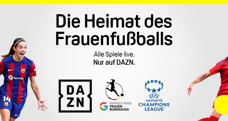 DAZN Frauenfußball Banner Season Start 2024