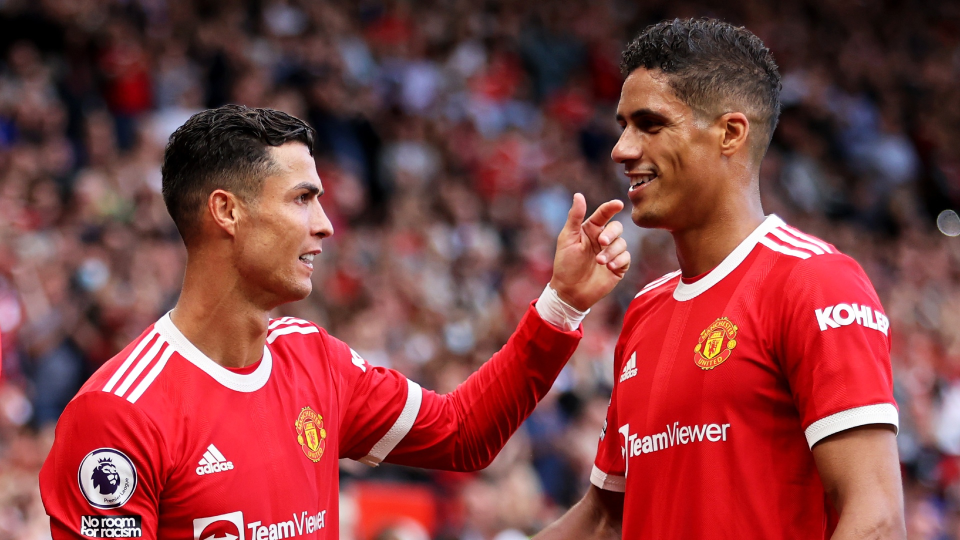 Raphael Varane Cristiano Ronaldo Manchester United 2021