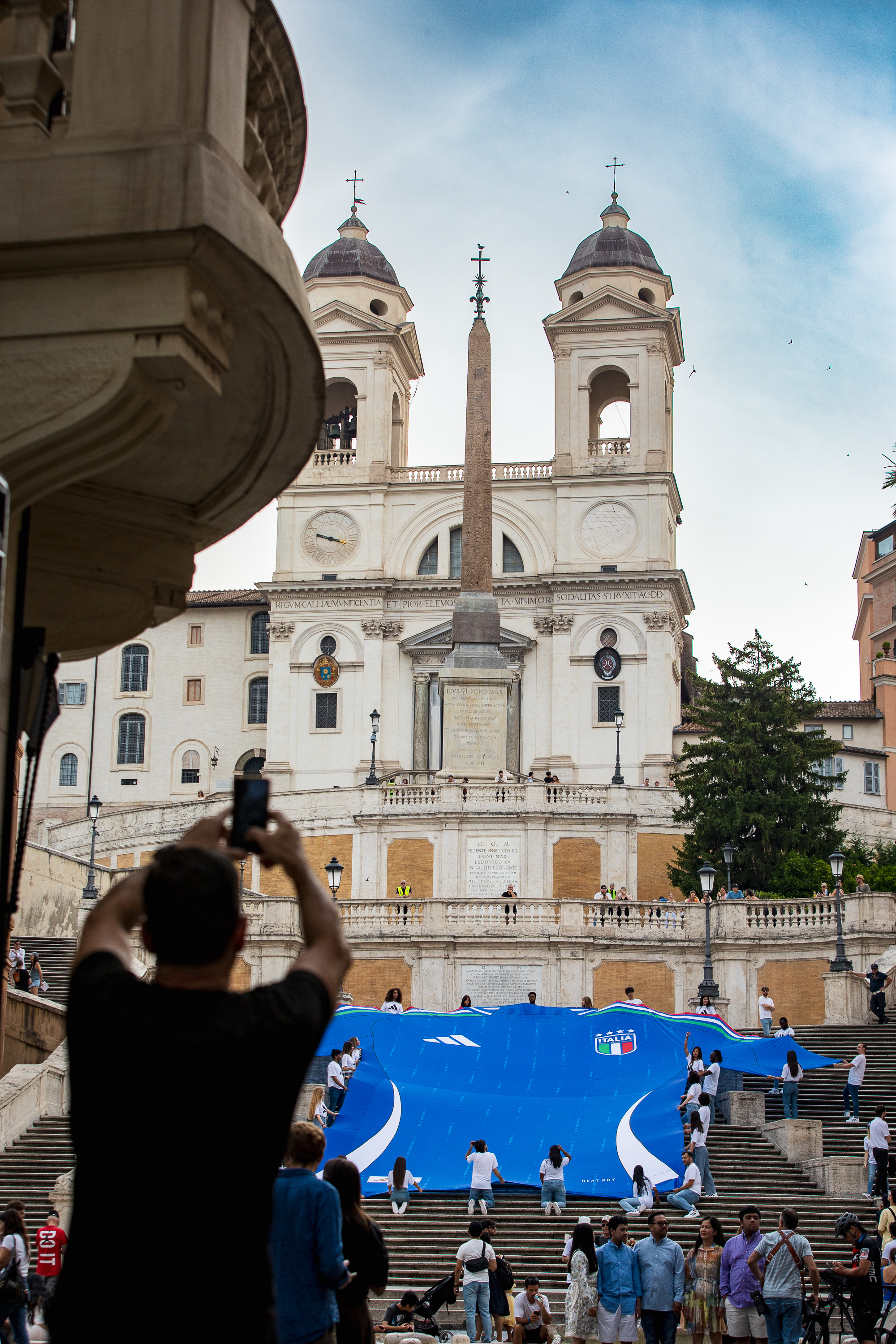 L'iniziativa di adidas e FIGC in Piazza di Spagna a Roma