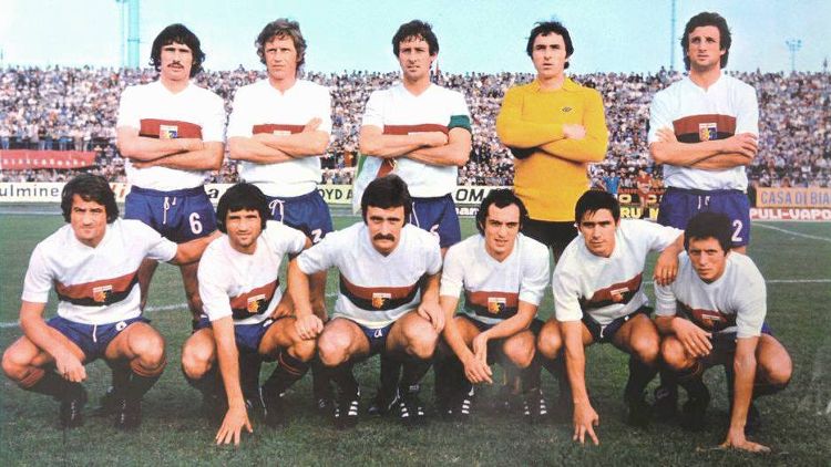 Formazione del Genoa 1975/76