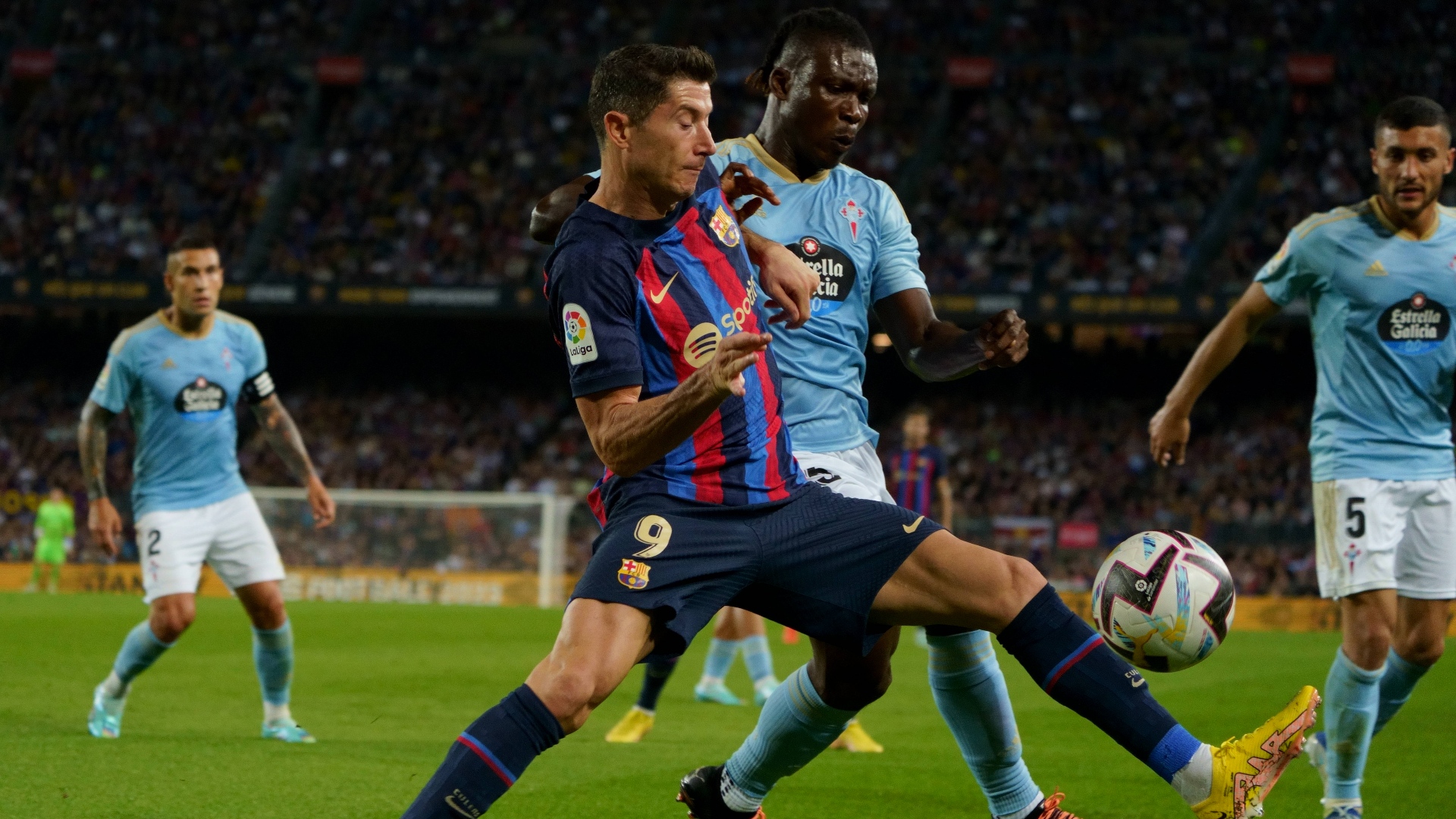Robert Lewandowski, FC Barcelona vs Celta, LaLiga