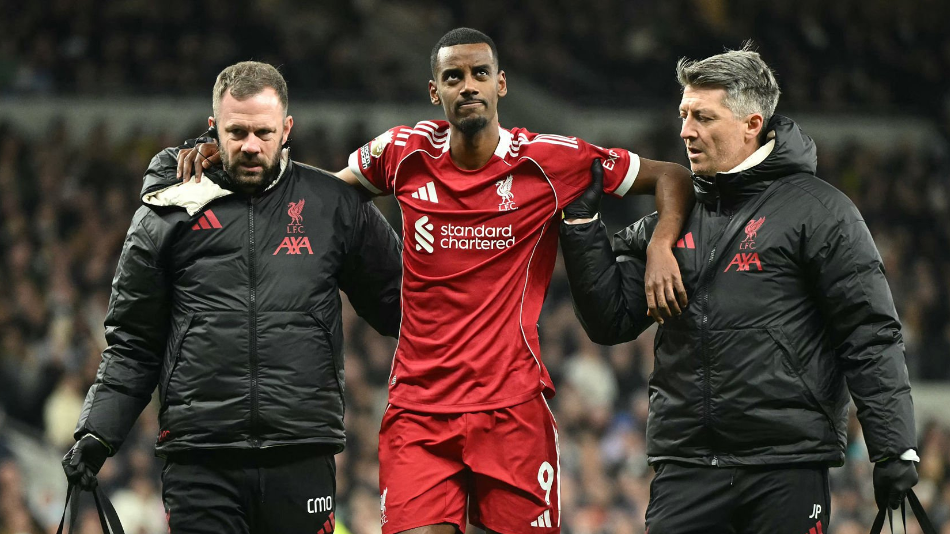 Alexander Isak Liverpool lesión 2025