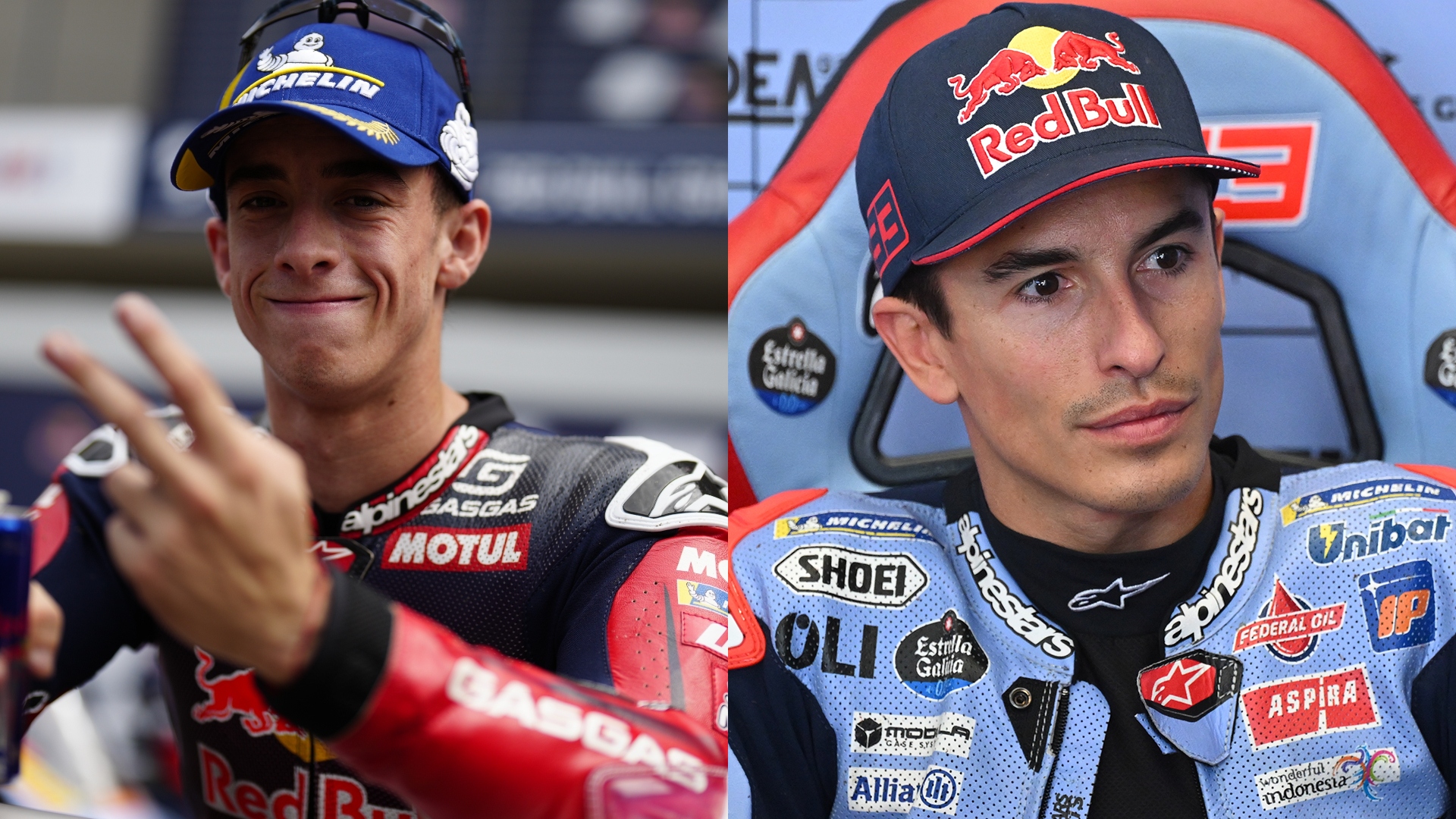 Pedro Acosta y Marc Márquez