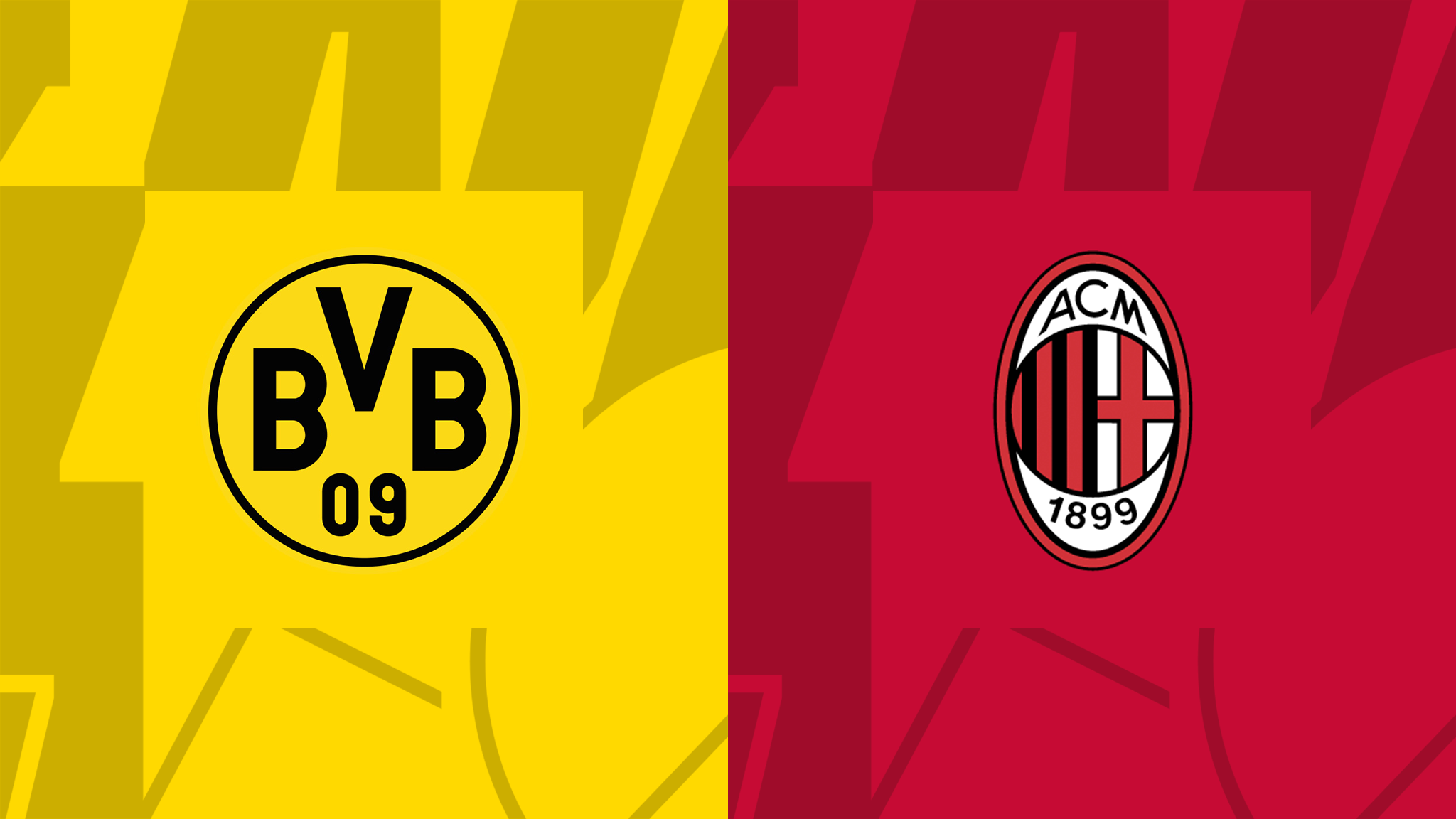 Borussia Dortmund AC Mailand Logos