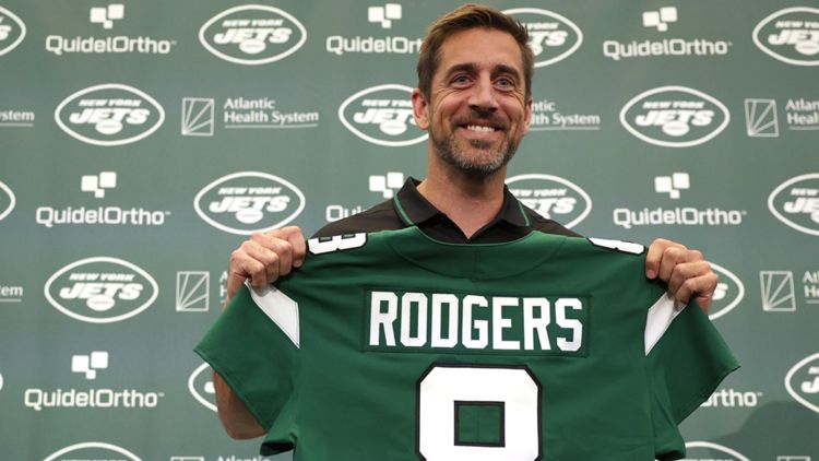 New York Jets Aaron Rodgers NFL 26042023