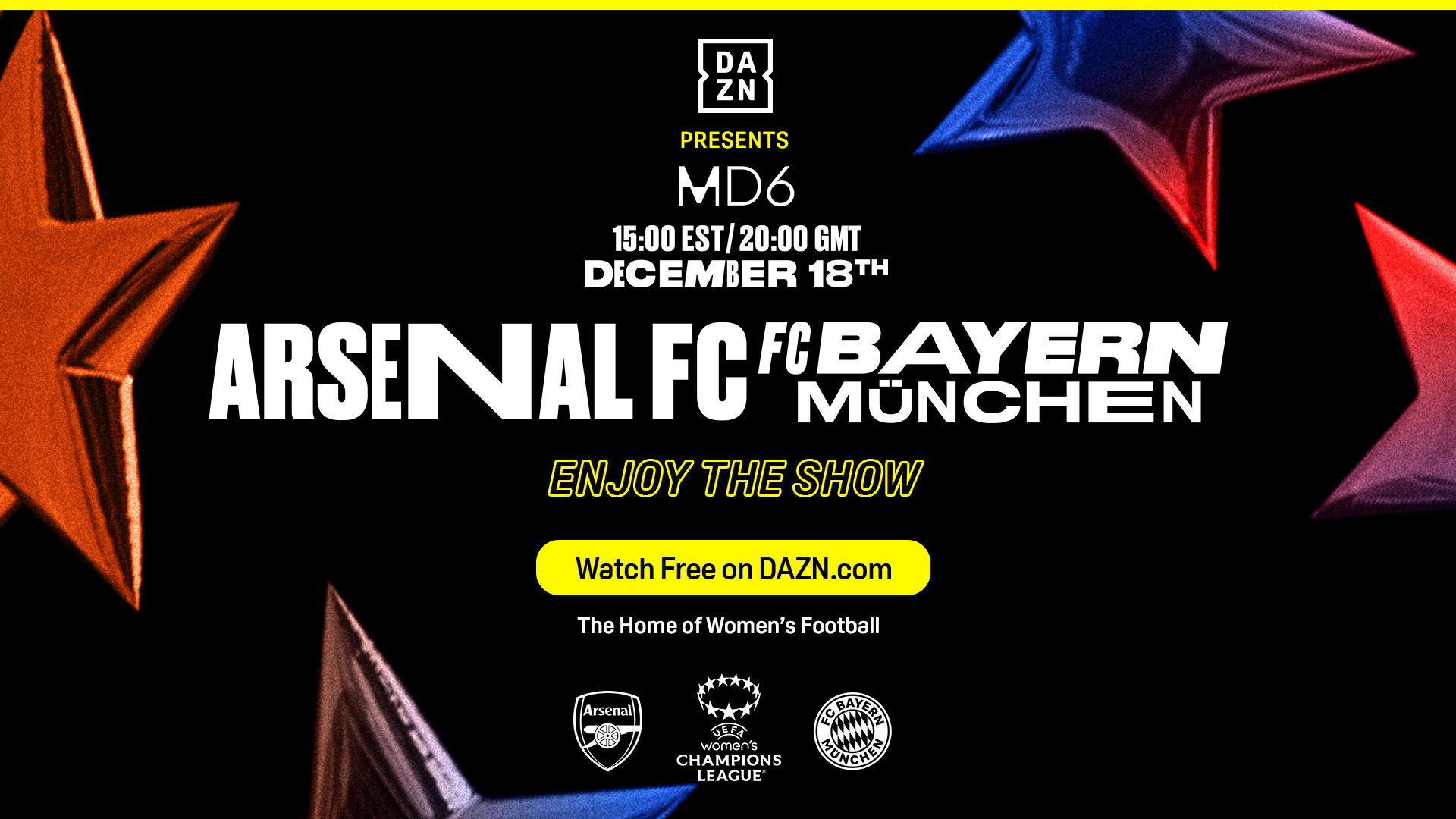 Arsenal-Bayern UWCL promo