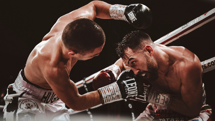 Sandor Martín vs Joe Hugues, diciembre 2019, Matchroom Boxing