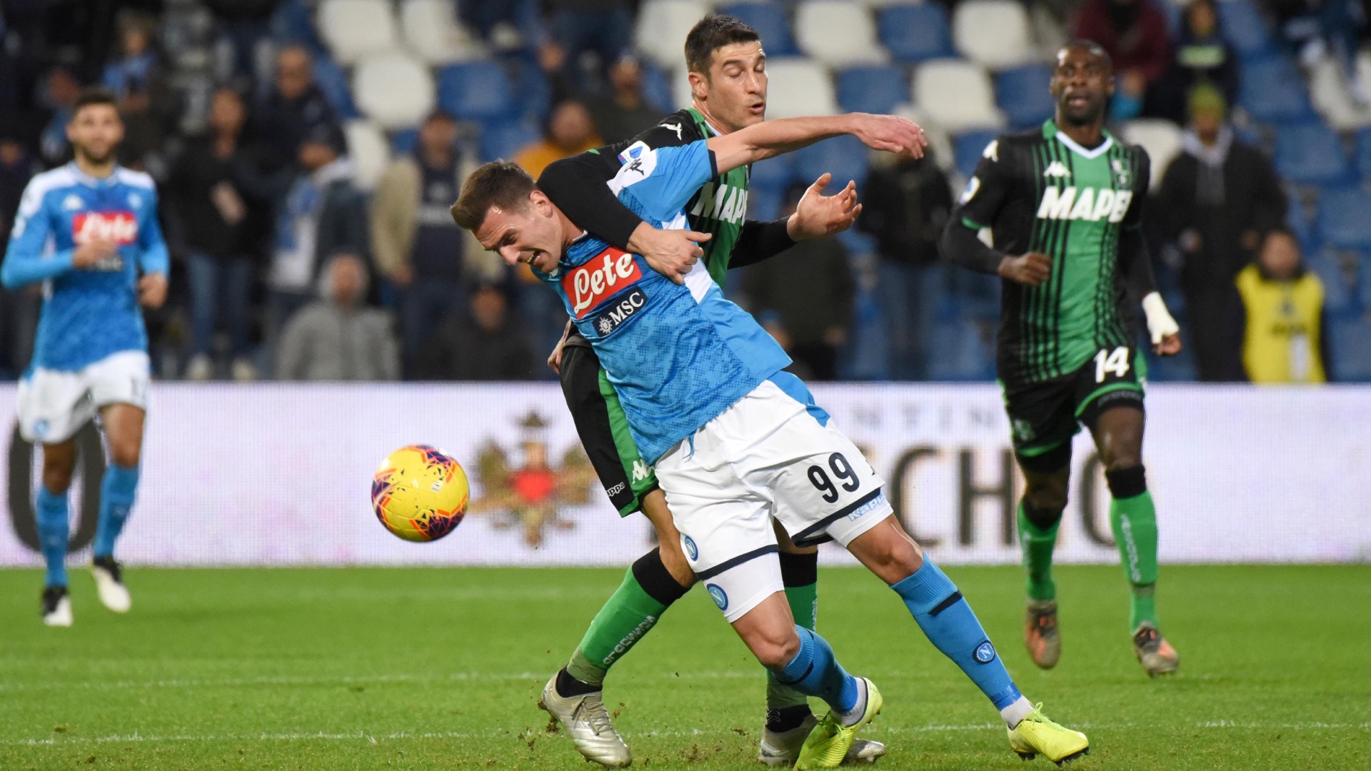 Sassuolo Neapel Saison Serie A 201920