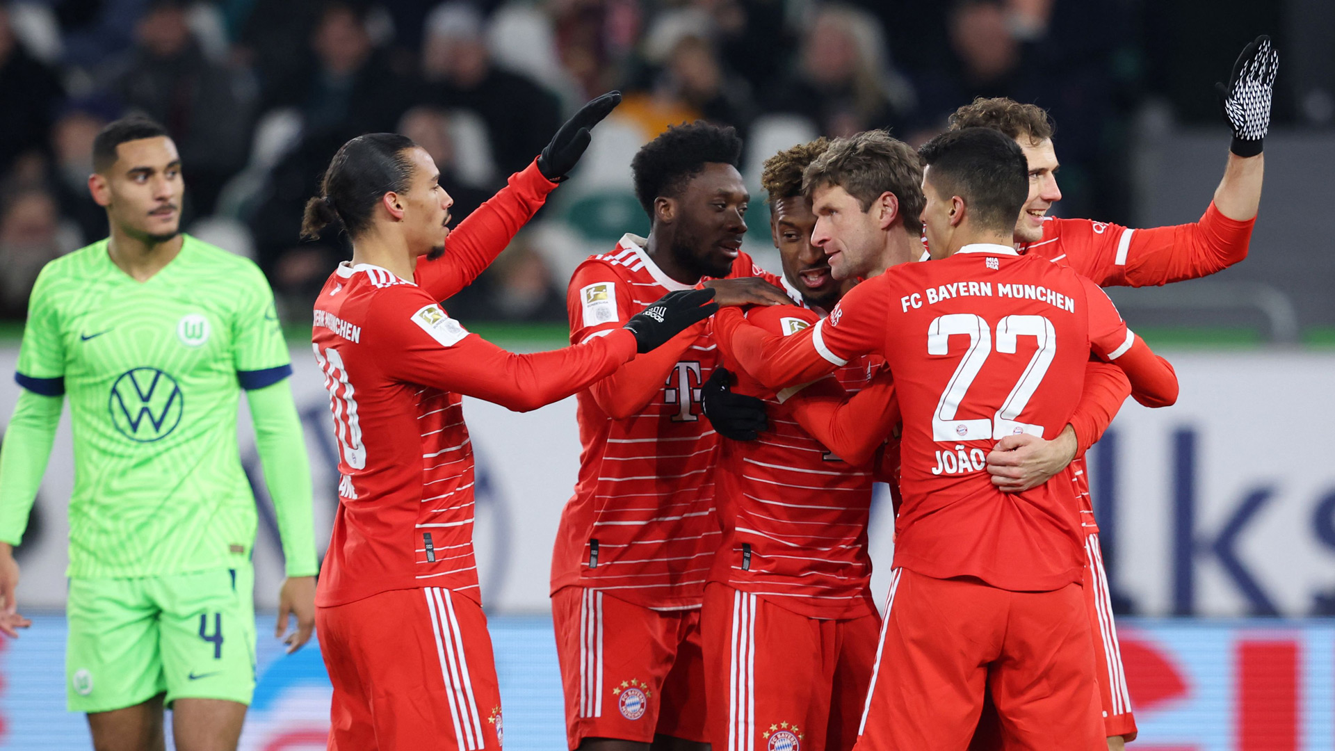 Sane Coman Müller FC Bayern München Bundesliga 05022023