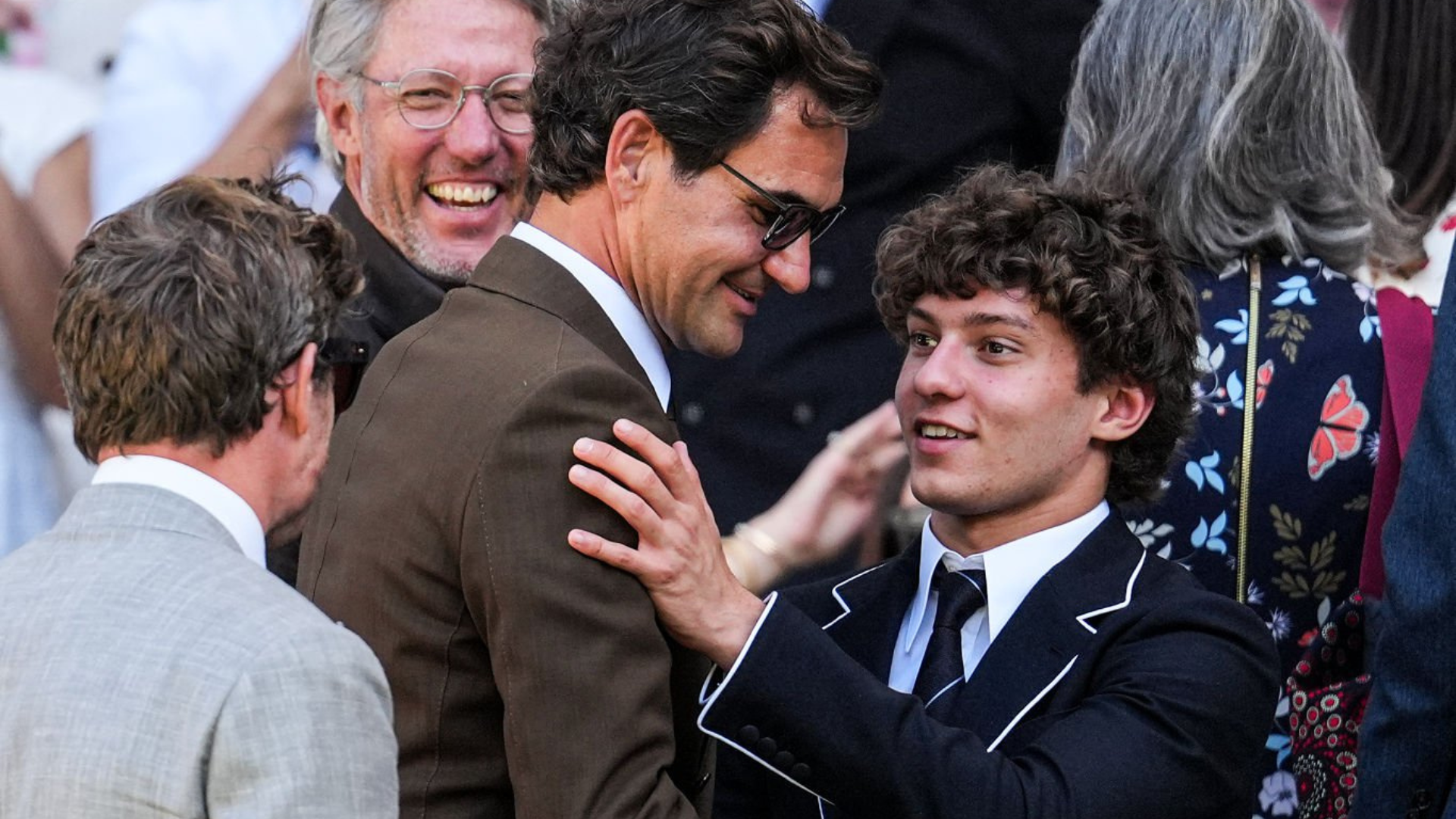 Kimi Antonelli Roger Federer 2026 Wimbledon