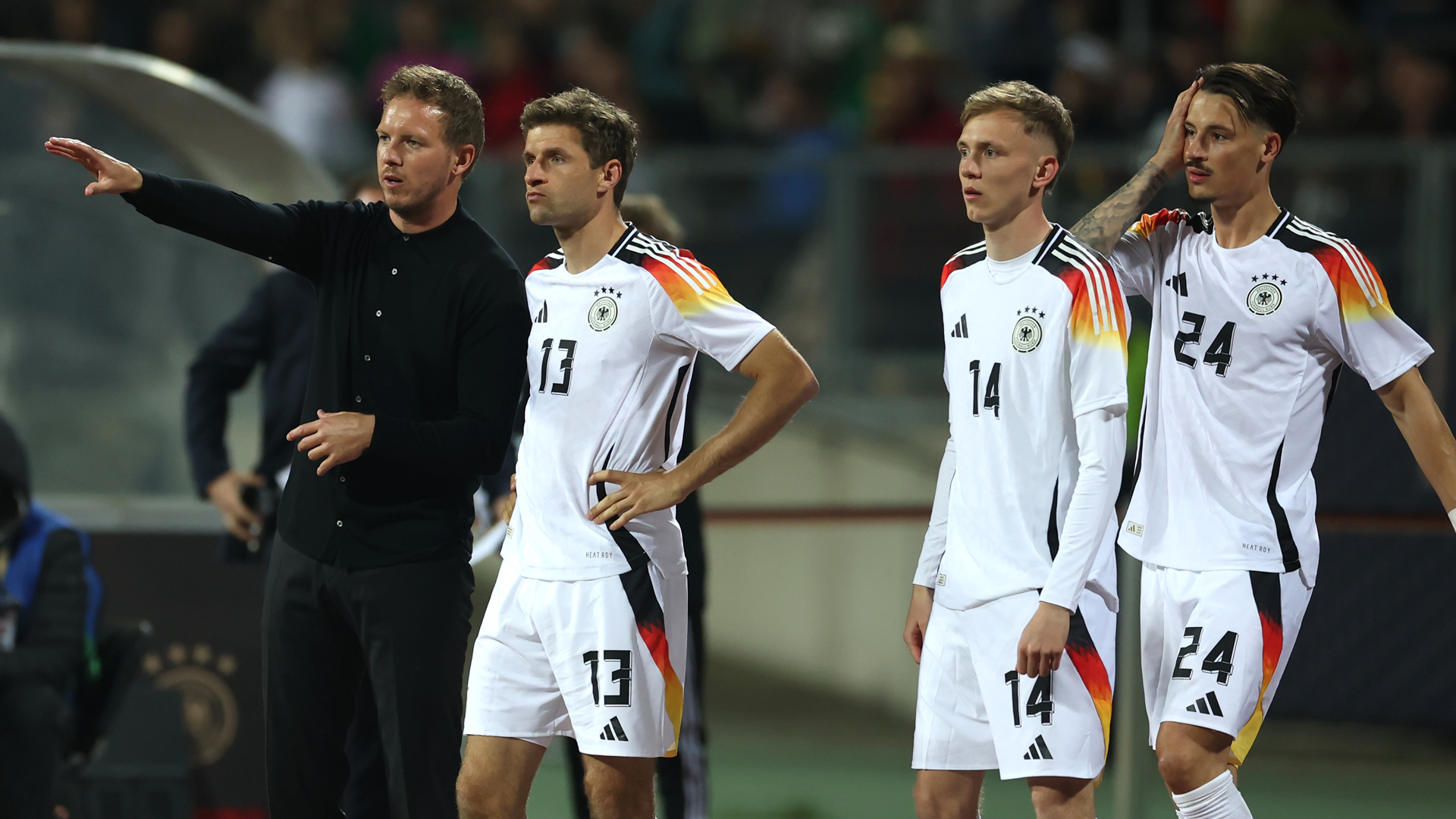 Deutschland EM 2024 Julian Nagelsmann Thomas Müller Maximilian Beier Robin Koch 03062024