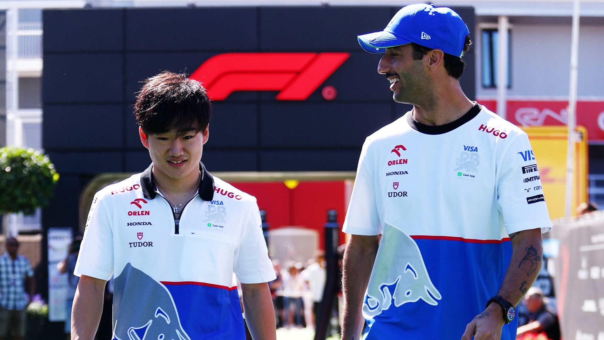 2024-06-21 Tsunoda Yuki Ricciardo Daniel Visa Cash App RB F1 Formula 1