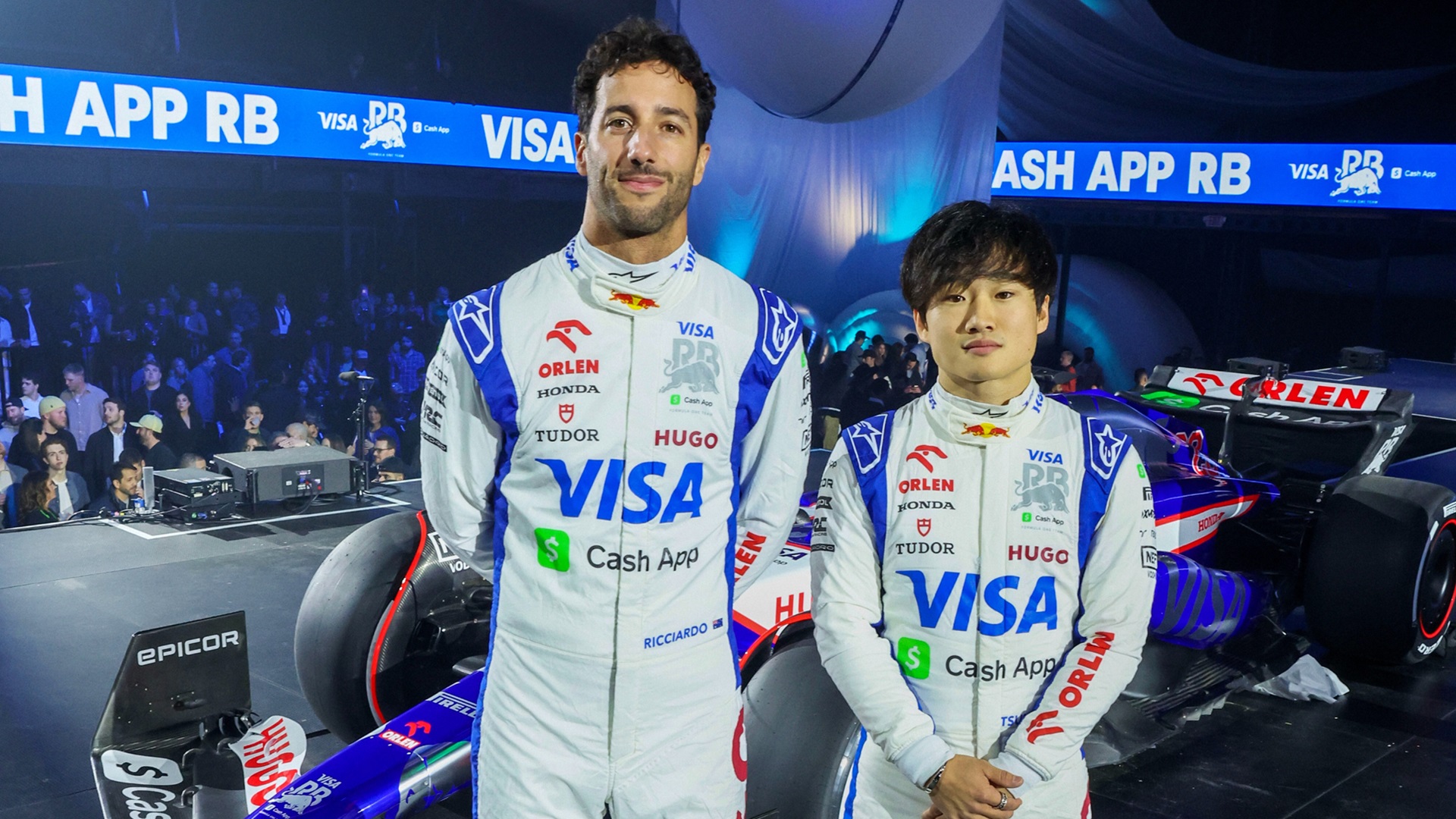 2024-02-09 Tsunoda Yuki Ricciardo Visa Cash App RB F1 Formula 1