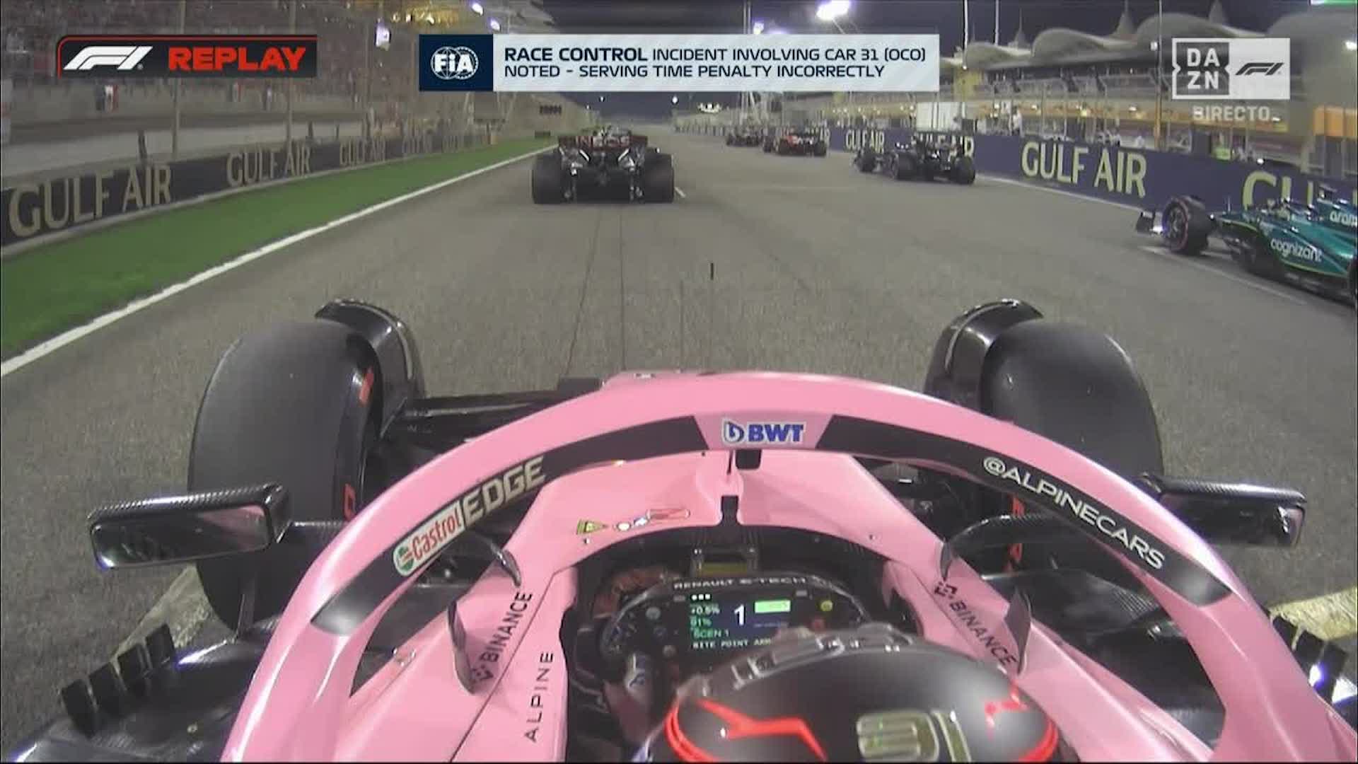 Esteban Ocon, Alpine, GP Bahréin F1