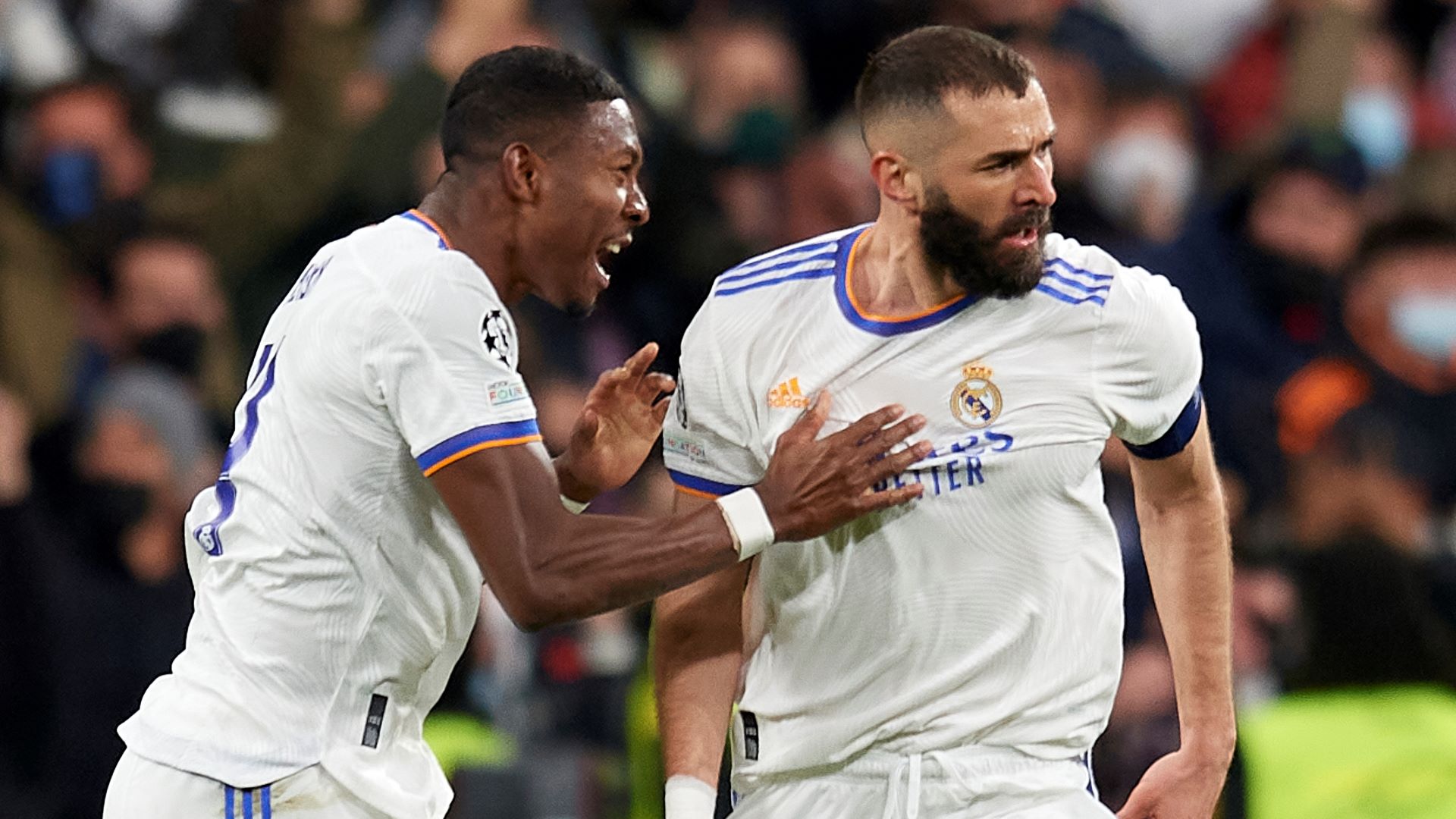 Real Madrid Alaba Benzema Champions League 09032022