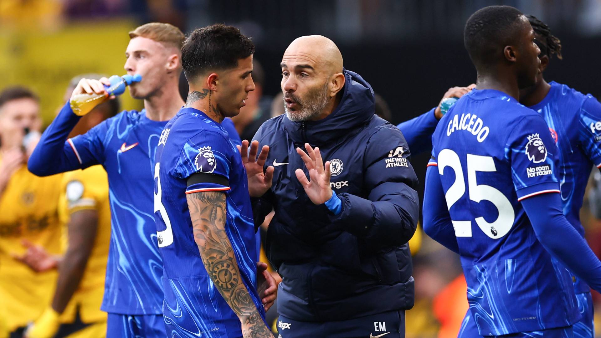 Enzo Maresca and Chelsea team_25082024