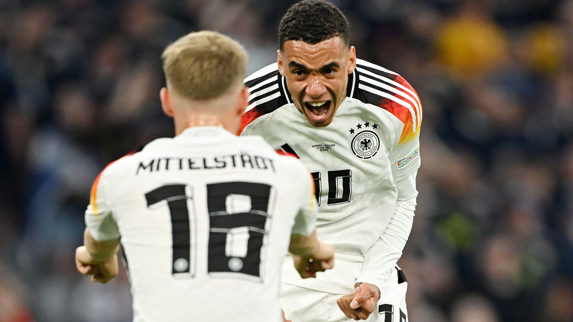 Jamal Musiala DFB-Team Deutschland Schottland EM 2024 Vorrunde 14062024