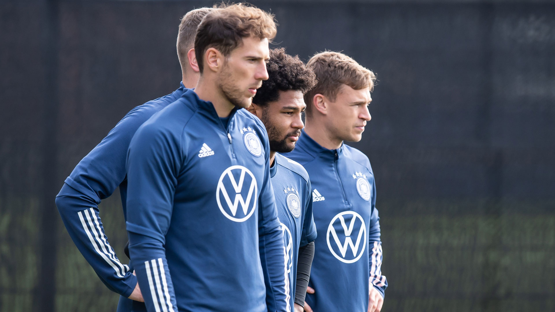 Leon Goretzka Serge Gnabry Joshua Kimmich DFB-Team Nationalmannschaft 06102021