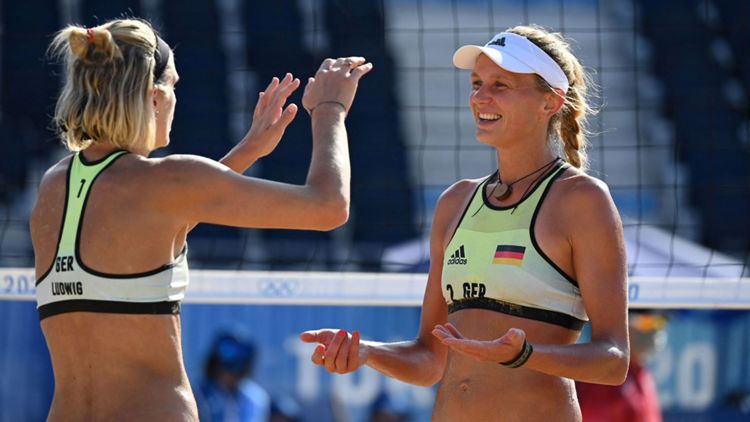 Deutschland Beachvolleyball Kozuch Ludwig Olympia 2021