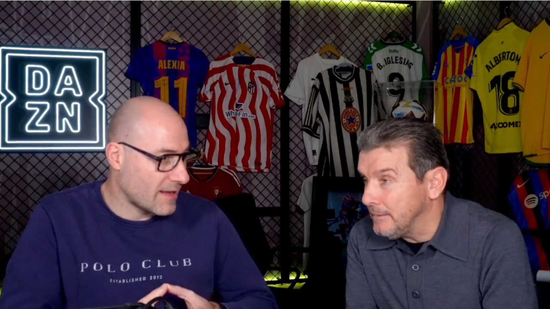 Miguel Ángel Román, Juan Carlos Unzué, DAZN