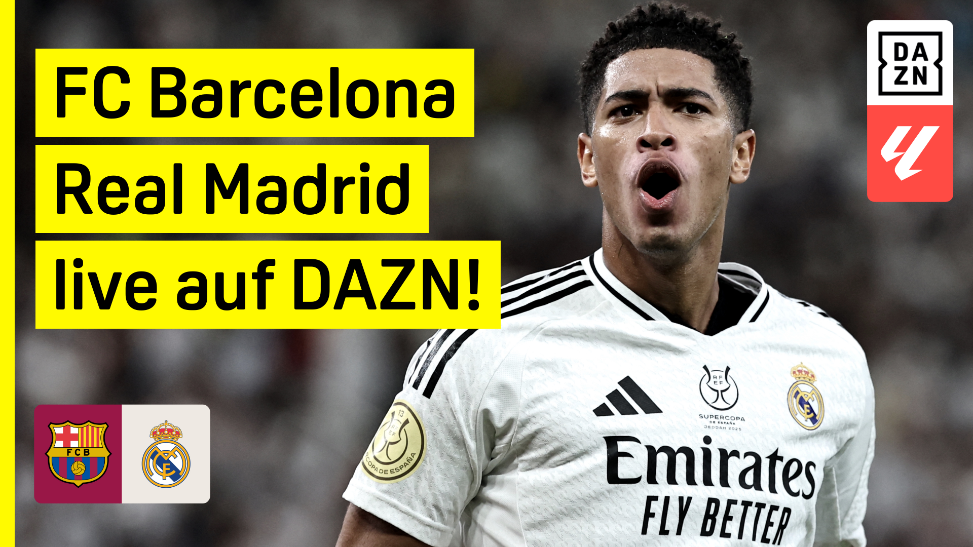 FC Barcelona Real Madrid LaLiga DAZN Header