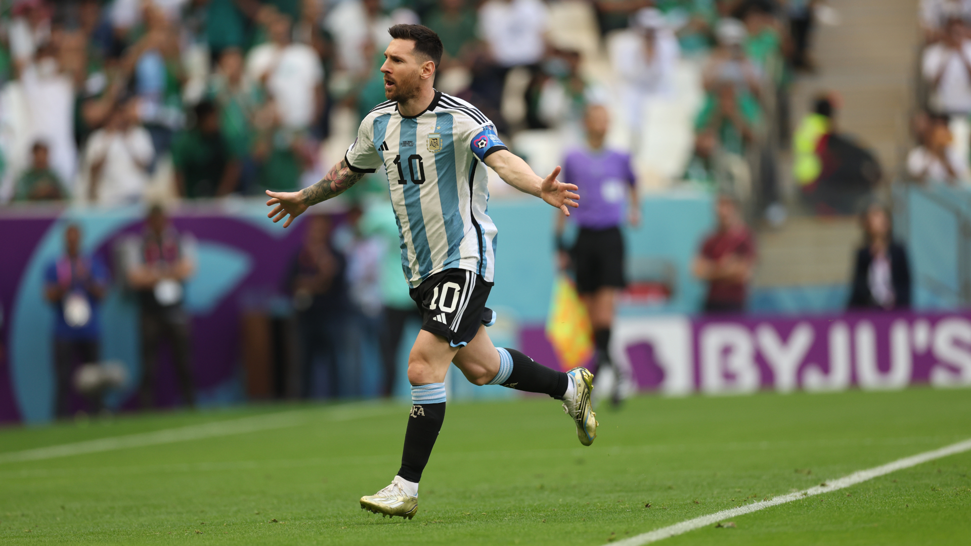 Weltmeisterschaft WM 2022 Katar Argentinien vs Saudi Arabien Lionel Messi 22112022