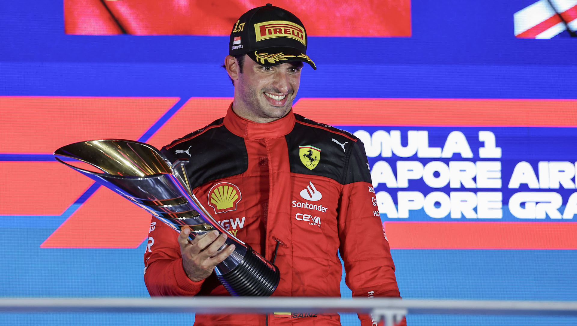 Carlos Sainz, Ferrari, GP Singapur, F1