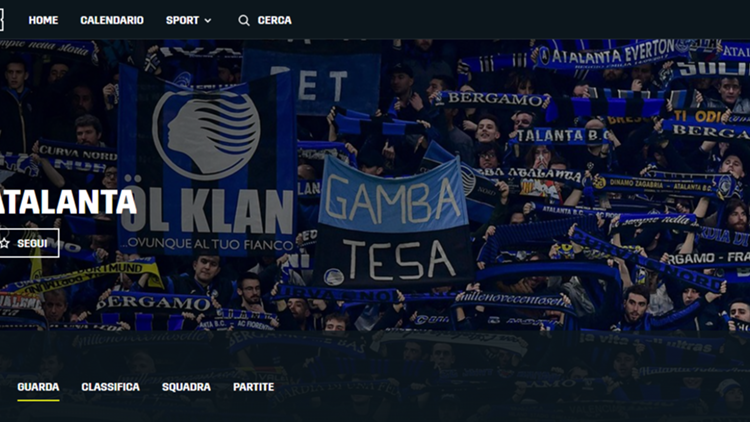 Come seguire l'Atalanta su DAZN