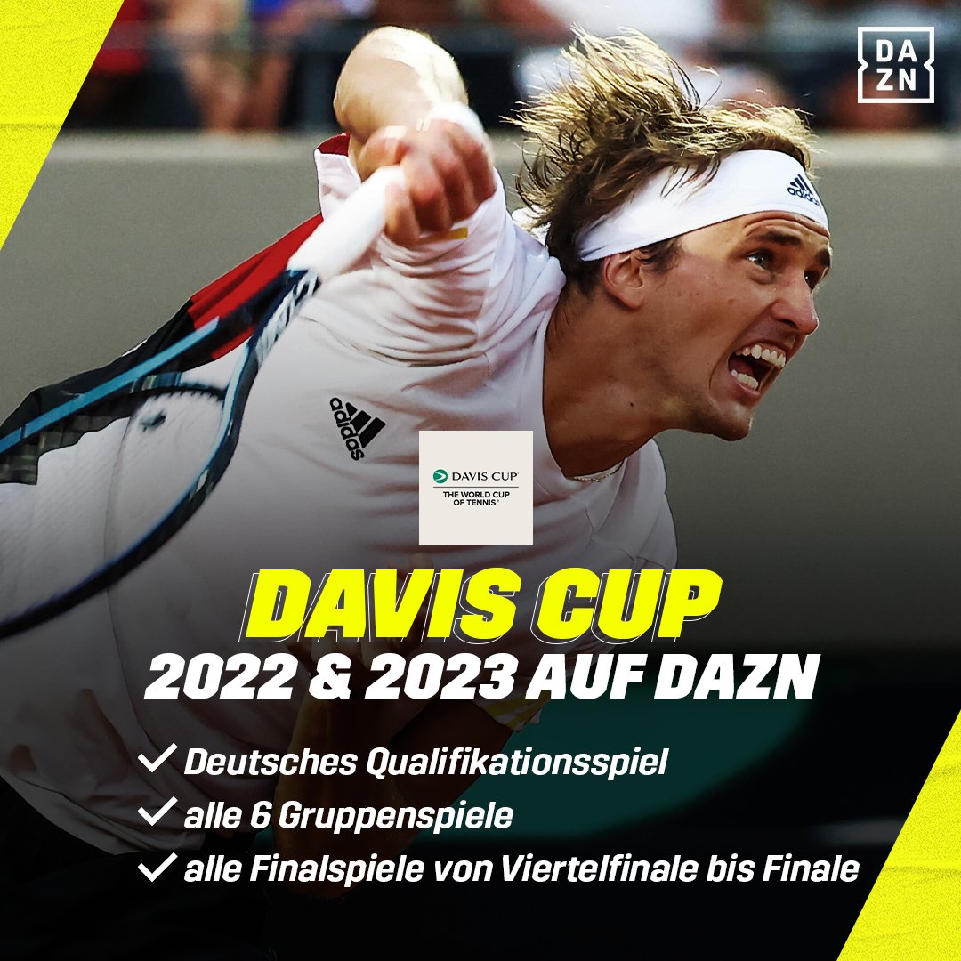Davis Cup Rechte Tennis DAZN Deutschland Österreich