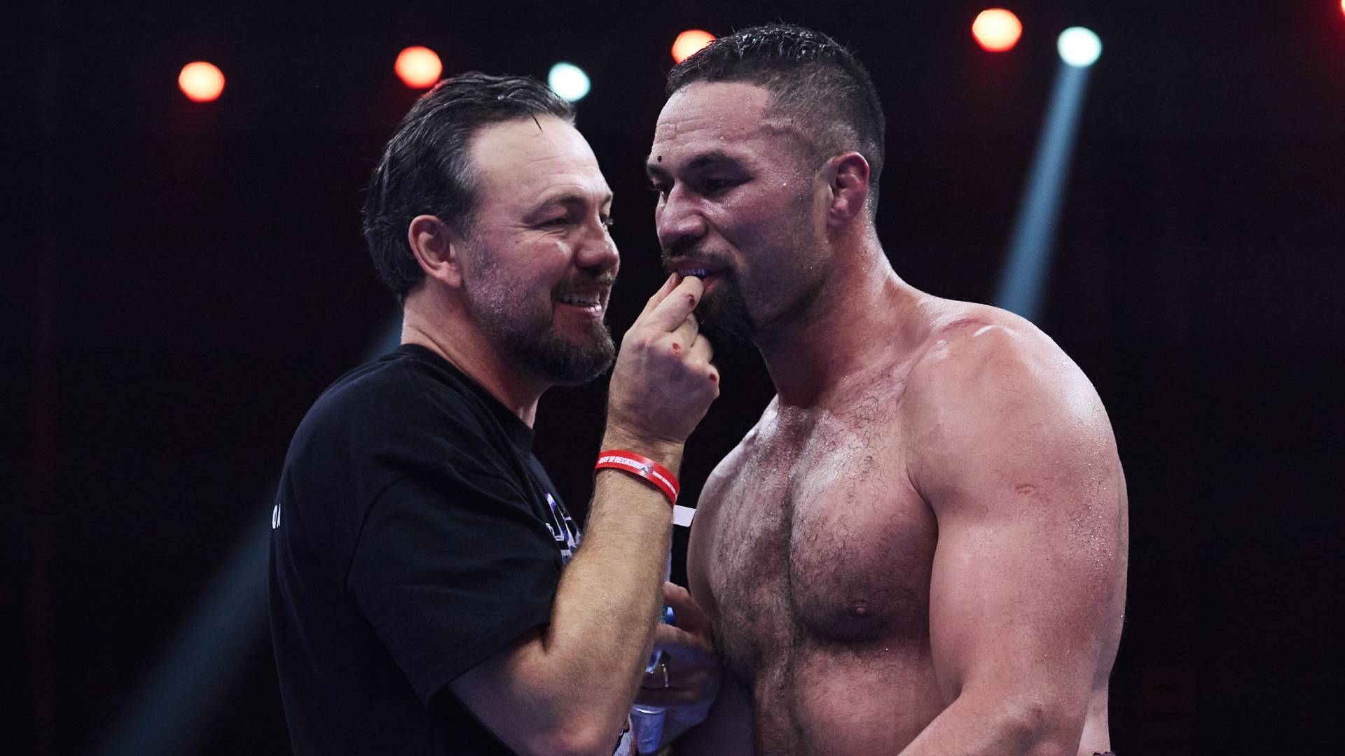 Joseph Parker and Trainer Andy Lee