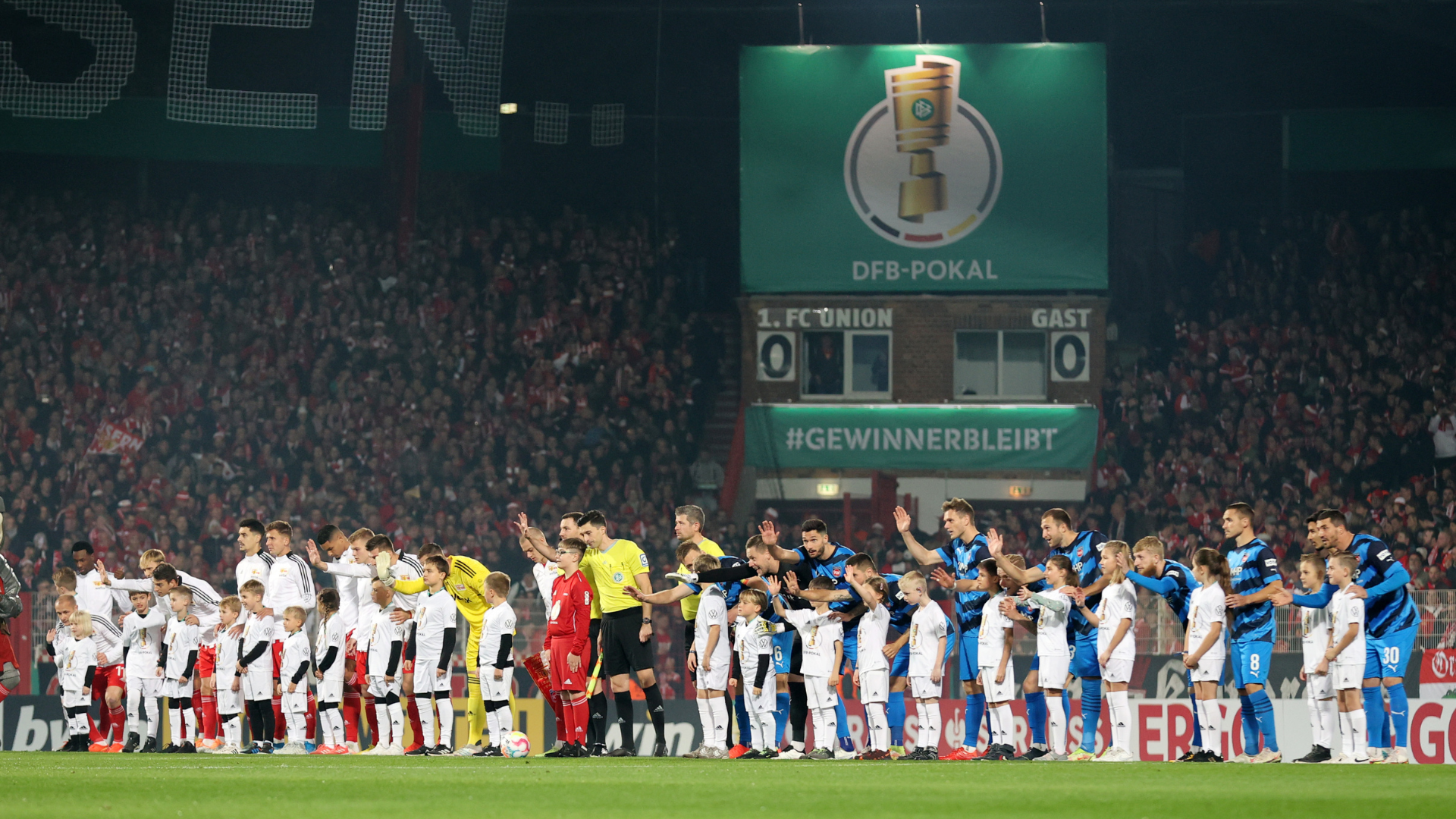 Stadio An der Alten Försterei interno Union Berlin DAZN