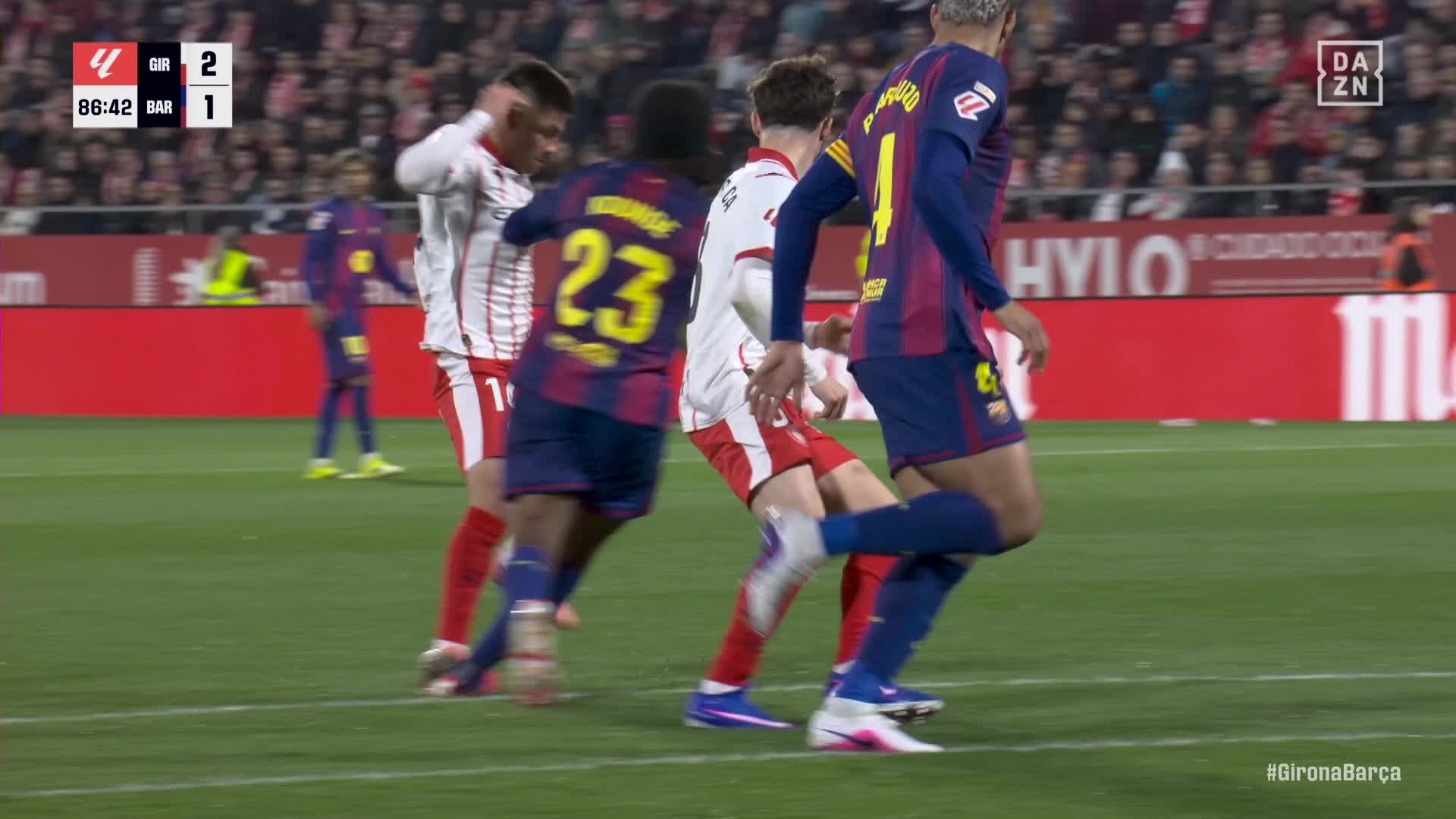 VÍDEO | La acción previa de Echeverri al gol de la remontada del Girona ...
