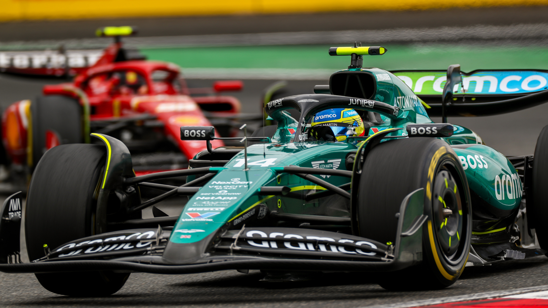 Fernando Alonso, Aston Martin, Carlos Sainz, Ferrari, GP China, F1, Shanghái