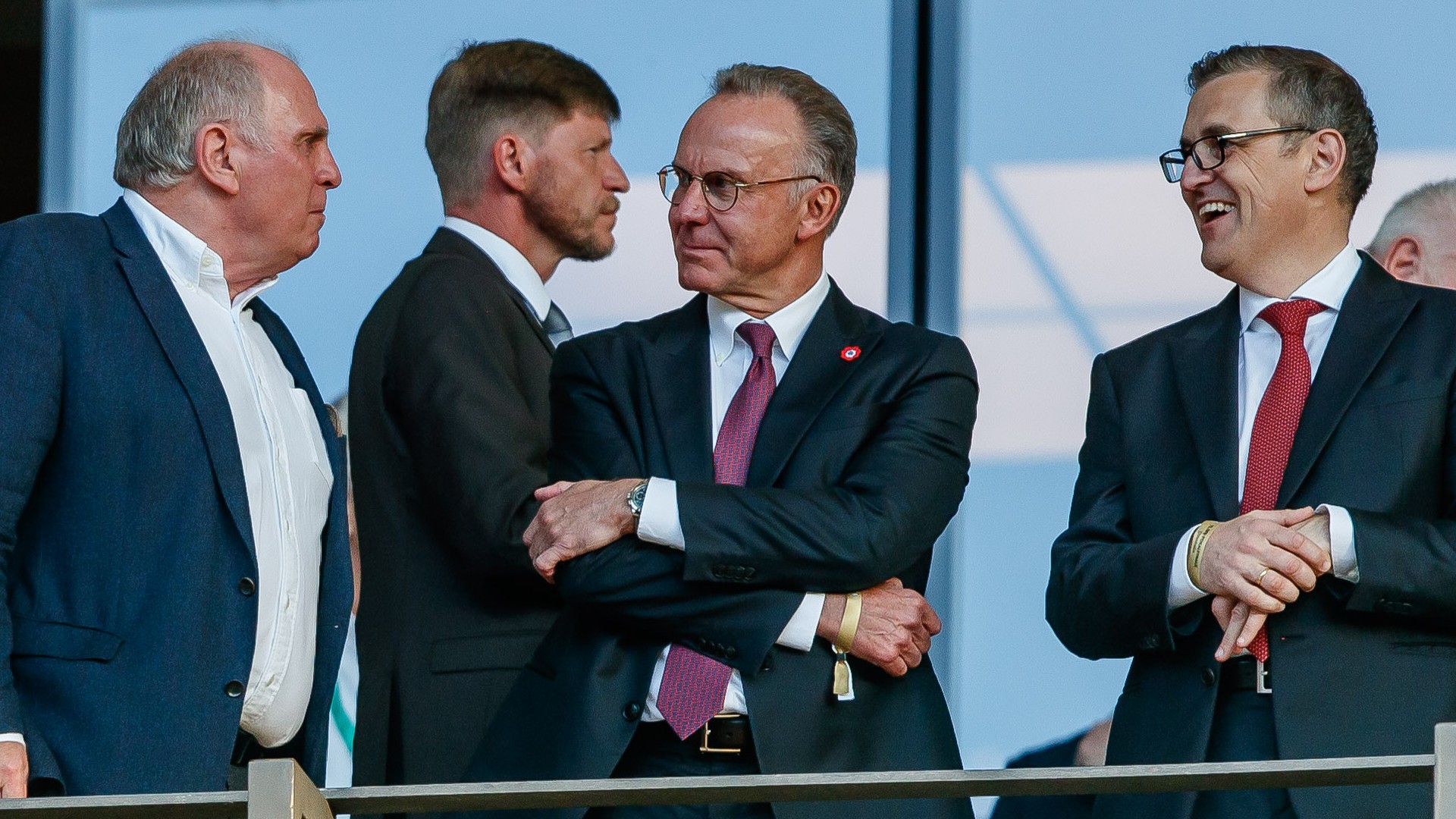 Uli Hoeneß Karl Heinz Rummenigge Jan Christian Dreesen FC Bayern München Bundesliga 19052018